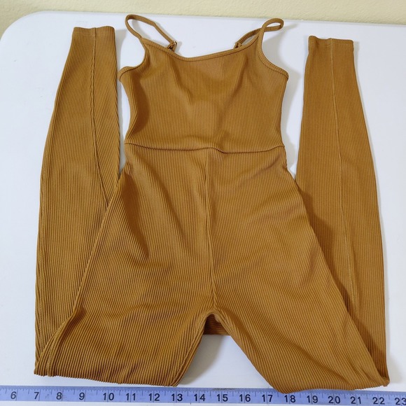WILD FABLE Women Sleeveless Romper size XS Full Length Stretch Ribbed knit - Picture 1 of 6